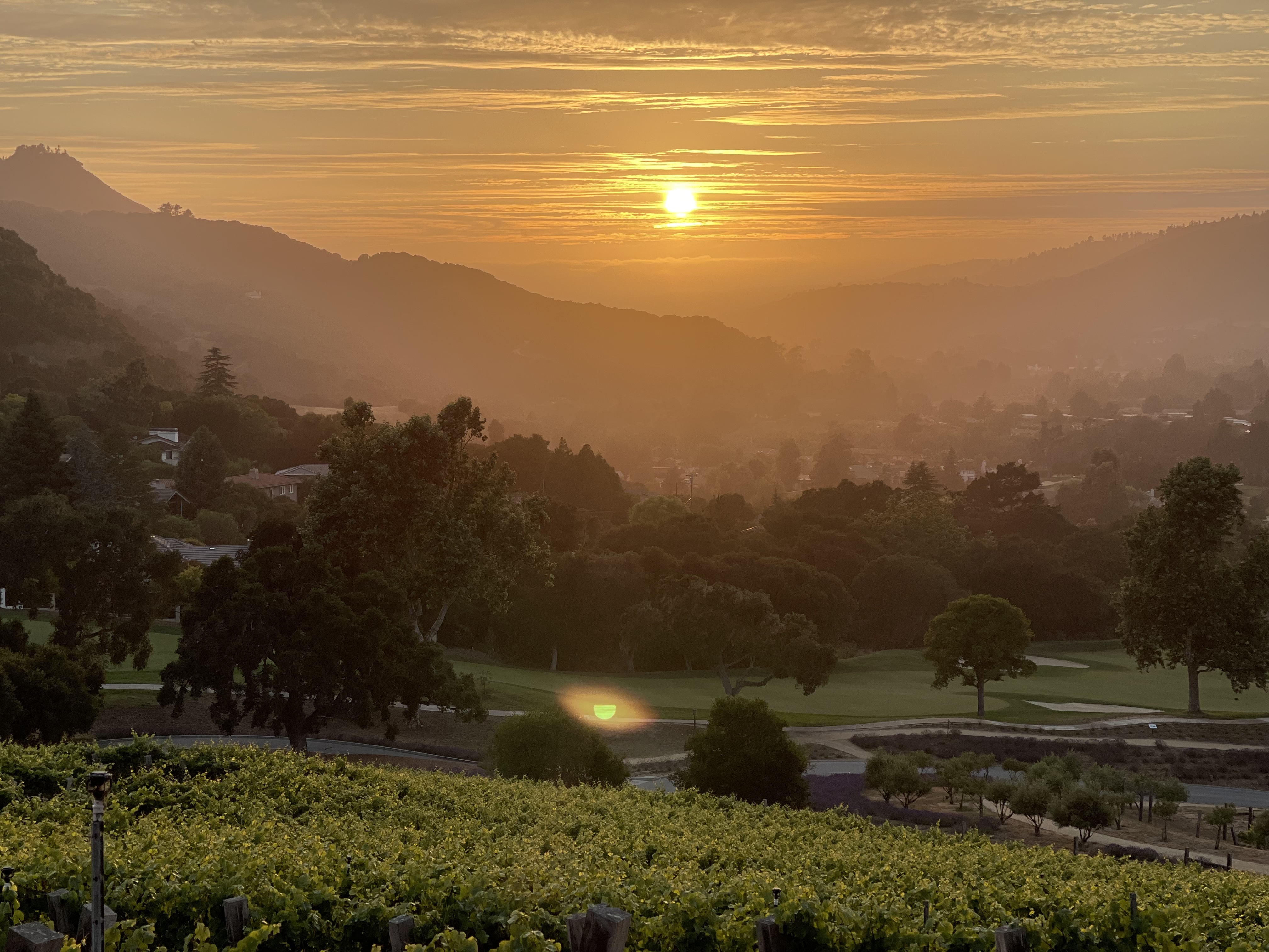 Sunsets at a California Ranch